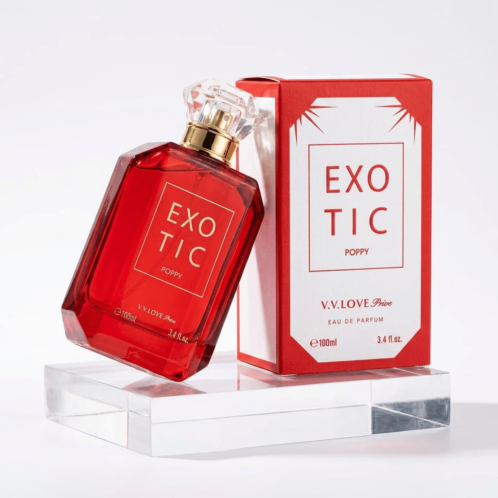 Exotic Poppy V.V.LOVE Privé – photo principale du flacon, Eau de Parfum Femme fruité floral 100 ml