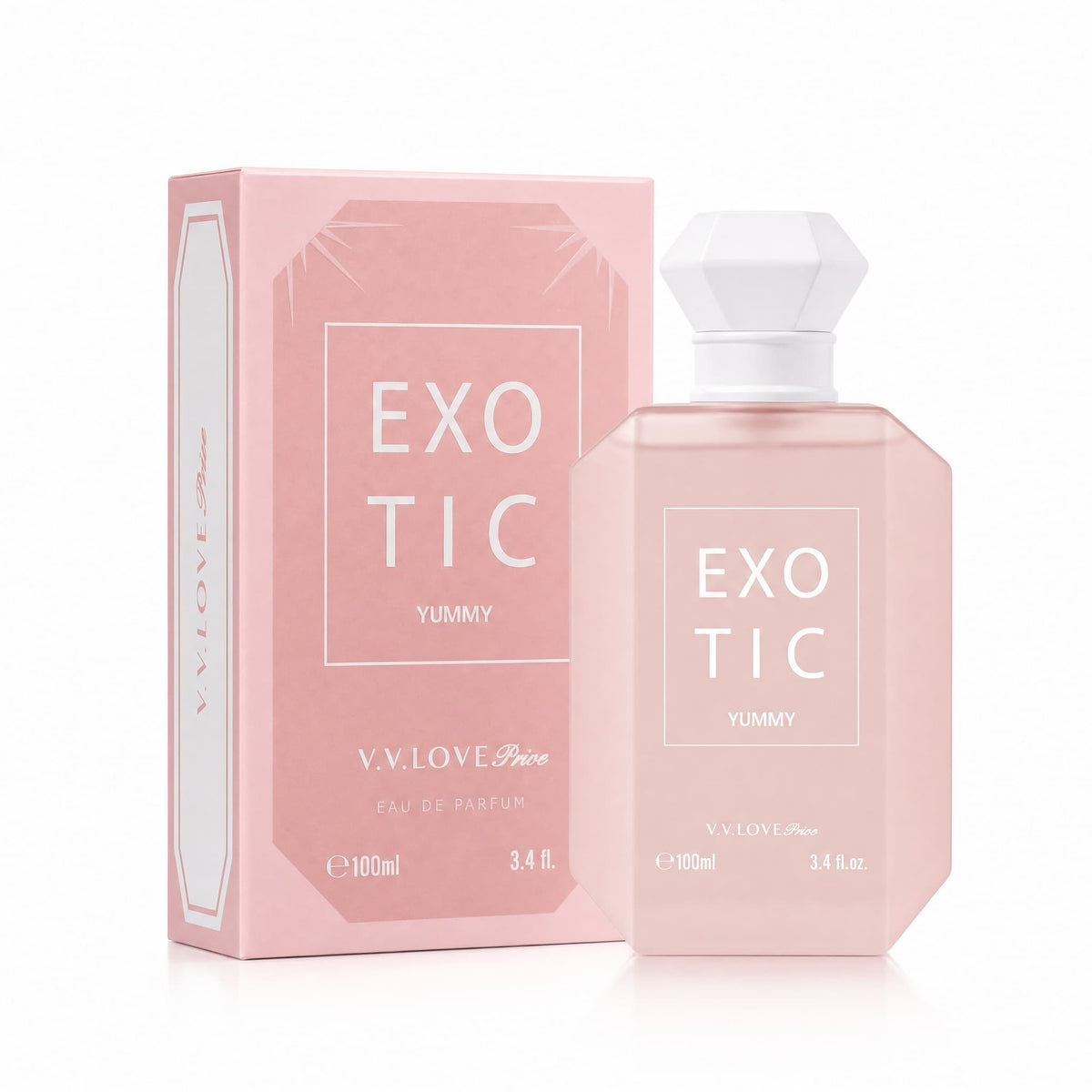 Exotic Yummy VVLOVE Privé - coffret et flacon, Eau de Parfum Gourmande 100ml