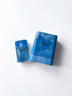 Freeze Riiffs Extrait de Parfum mixte 100 ml — flacon bleu givré et son coffret assorti sur fond blanc épuré