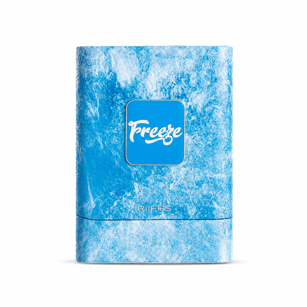 Freeze Riiffs extrait de parfum mixte 100ml – packaging coffret effet givre bleu